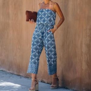 VICI Strapless Jumpsuit